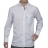 Chemise Blanche à rayures bleues