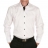 Chemise Blanche col italien opposition noire