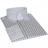 Chemise blanche coupe ajustée rayée noire col américain blanc
