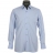 Chemise Bleu ciel à opposition et boutons à pression