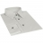 Chemise Calvin Klein cintrée Blanche à pois noirs