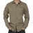 Chemise Calvin Klein en lin, kaki