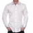Chemise cintrée Blanche en satin de coton