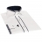 Chemise cintrée Blanche Haute Couture en popeline