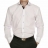 Chemise cintrée blanche, opposition noire, livrée dans son coffret