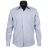 Chemise cintrée blanches à rayures bleues