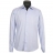 Chemise cintrée Bleue Oxford poignets mousquetaires