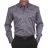 Chemise cintrée Grise anthracite satin de coton