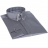 Chemise cintrée grise double petit col