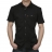 Chemise cintrée manches courtes Noire Levis