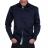 Chemise cintrée Marine opposition paisley