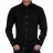 Chemise cintrée Marine surpiquée turquoise opposition<a title='composition florale pour la saint-valentin' href='http://www.familyby.com/boutiques/detailCategorie/4211' style='text-decoration:none; color:#333'><strong> fleur</strong></a>ie