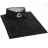 Chemise cintrée Noire en popeline