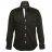 Chemise cintrée poignets napolitains Noir et Blanc