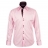 Chemise cintrée poignets napolitains rose <a title='Offrir du chocolat à la saint-valentin' href='http://www.familyby.com/boutiques/detailCategorie/4222' style='text-decoration:none; color:#333'><strong>chocolat</strong></a>