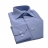 Chemise cintrée rayée Bleue en popeline col italien Ferrucci
