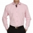 Chemise cintrée rose,col bleu marine, livrée dans son coffret