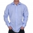 Chemise cintrée Vichy bleu et blanc
