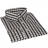 Chemise col américain à carreaux blancs lignes <a title='Des chocolats en cadeau à la saint-valentin' href='http://www.familyby.com/boutiques/detailCategorie/4222' style='text-decoration:none; color:#333'><strong>chocolats</strong></a> et noires