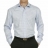 Chemise coupe ajustée à carreaux bleus et blancs
