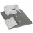 Chemise coupe ajustée col blanc à motifs noirs et blancs