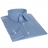 Chemise coupe cintrée petit col en twill fin bleue