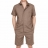 Chemise d'intérieur marron Calvin Klein en lin
