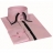 Chemise double col cintrée rose en popeline