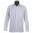 Chemise en coton bleu ciel à une poche, repassage facile, à poignets mixtes