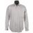 Chemise Fil à Fil en coton gris perle à rayures ton sur ton