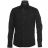 Chemise noire à opposition noire à pois blancs