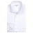 Chemise Poignets Napolitains unie blanche rayée chevrons simples