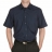 Chemise REPASSAGE FACILE manches courtes Marine en coton
