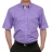 Chemise REPASSAGE FACILE manches courtes parme