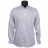 Chemise SANS REPASSAGE Pin point grise col boutonné