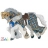 Cheval du maître dŽarmes bélier une figurine Papo