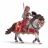 Chevalier avec épée à cheval