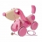 Chien rose à trainer