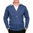 <a title='Offrir un coffret cadeau' href='http://weezoom.tumblr.com/post/12599300822/coffret-cadeau' style='text-decoration:none; color:#333' target='_blank'><strong>Coffret cadeau</strong></a> : Gilet boutonné en laine Mérinos Bleu