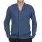 <a title='Offrir un coffret cadeau' href='http://weezoom.tumblr.com/post/12599300822/coffret-cadeau' style='text-decoration:none; color:#333' target='_blank'><strong>Coffret cadeau</strong></a> : Gilet côtelé et boutonné en Laine et Cachemire Bleu