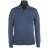 <a title='Offrir un coffret cadeau' href='http://weezoom.tumblr.com/post/12599300822/coffret-cadeau' style='text-decoration:none; color:#333' target='_blank'><strong>Coffret cadeau</strong></a> : Pull Col montant boutonné Bleu soutenu