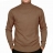 <a title='Offrir un coffret cadeau' href='http://weezoom.tumblr.com/post/12599300822/coffret-cadeau' style='text-decoration:none; color:#333' target='_blank'><strong>Coffret cadeau</strong></a> : Pull Col Roulé Côtelé en Soie Taupe