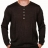 <a title='Offrir un coffret cadeau' href='http://weezoom.tumblr.com/post/12599300822/coffret-cadeau' style='text-decoration:none; color:#333' target='_blank'><strong>Coffret cadeau</strong></a> : Pull col tunisien, Anthracite 5 boutons en Laine