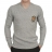 <a title='Offrir un coffret cadeau' href='http://weezoom.tumblr.com/post/12599300822/coffret-cadeau' style='text-decoration:none; color:#333' target='_blank'><strong>Coffret Cadeau</strong></a> : Pull col V Camps United en Laine et en Cachemire Gris