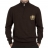 <a title='Offrir un coffret cadeau' href='http://weezoom.tumblr.com/post/12599300822/coffret-cadeau' style='text-decoration:none; color:#333' target='_blank'><strong>Coffret Cadeau</strong></a> : Pull col Zippé Camps United en Laine et en Cachemire Chocolat
