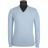 <a title='Offrir un coffret cadeau' href='http://weezoom.tumblr.com/post/12599300822/coffret-cadeau' style='text-decoration:none; color:#333' target='_blank'><strong>Coffret cadeau</strong></a> : Pull en cachemire Col V Bleu Ciel