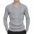 <a title='Offrir un coffret cadeau' href='http://weezoom.tumblr.com/post/12599300822/coffret-cadeau' style='text-decoration:none; color:#333' target='_blank'><strong>Coffret cadeau</strong></a> : Pull en Cachemire col V côtelé Gris