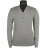 <a title='Offrir un coffret cadeau' href='http://weezoom.tumblr.com/post/12599300822/coffret-cadeau' style='text-decoration:none; color:#333' target='_blank'><strong>Coffret cadeau</strong></a> : Pull en soie Col V à 2 boutons Gris perle