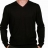 <a title='Offrir un coffret cadeau' href='http://weezoom.tumblr.com/post/12599300822/coffret-cadeau' style='text-decoration:none; color:#333' target='_blank'><strong>Coffret cadeau</strong></a> : Pull en Soie col V Noir