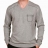 <a title='Offrir un coffret cadeau' href='http://weezoom.tumblr.com/post/12599300822/coffret-cadeau' style='text-decoration:none; color:#333' target='_blank'><strong>Coffret cadeau</strong></a> : Pull en Soie col V surpiqué Gris perle
